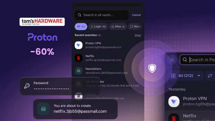 Immagine di Proton Pass: 60% di sconto per festeggiare la disponibilità per Mac e Linux
