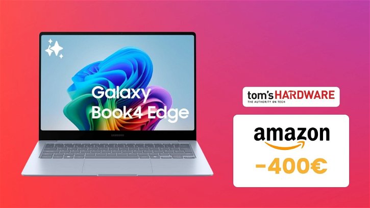 Immagine di Con Amazon Prime, il Galaxy Book4 Edge ti costa 400€ in meno!