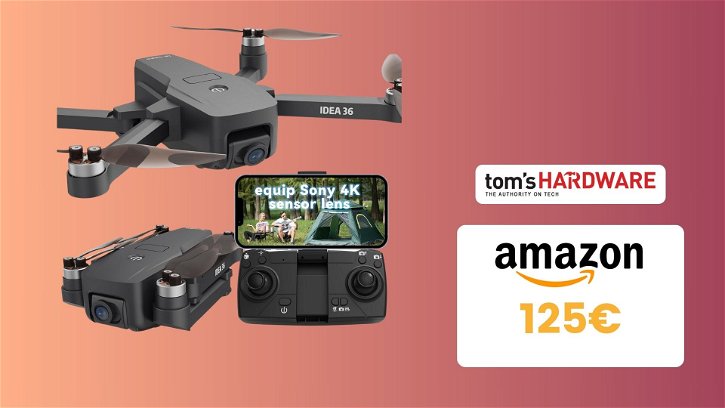 Immagine di Drone con GPS e telecamera 4K in DOPPIO SCONTO su Amazon!