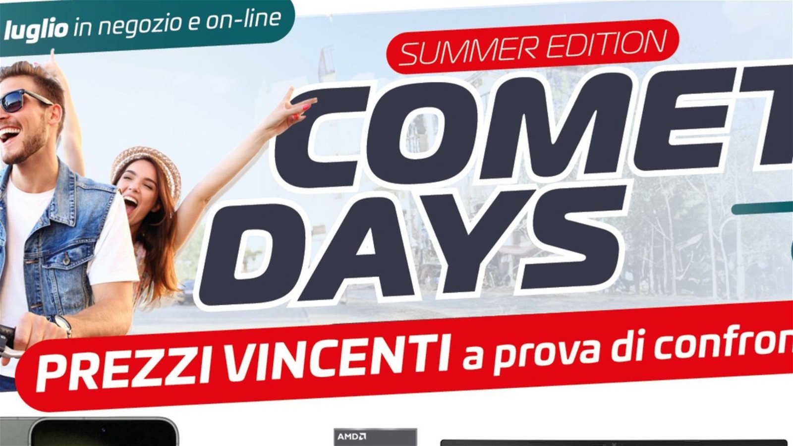 Immagine di Comet: le offerte estive sono IMPERDIBILI! Sconti su tecnologia e videogiochi!