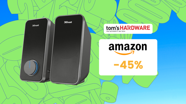 Immagine di Queste casse per PC Trust sono una BOMBA e costano solo 18€ (-45%)