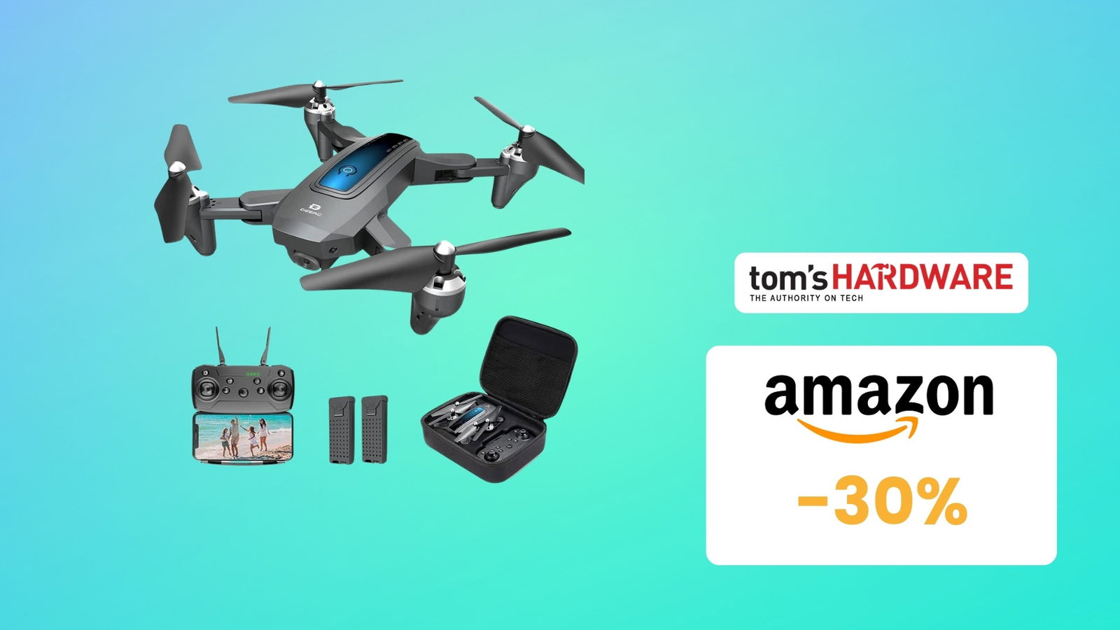 SUPER SCONTO con coupon per questo drone pieghevole con fotocamera! (-30%)
