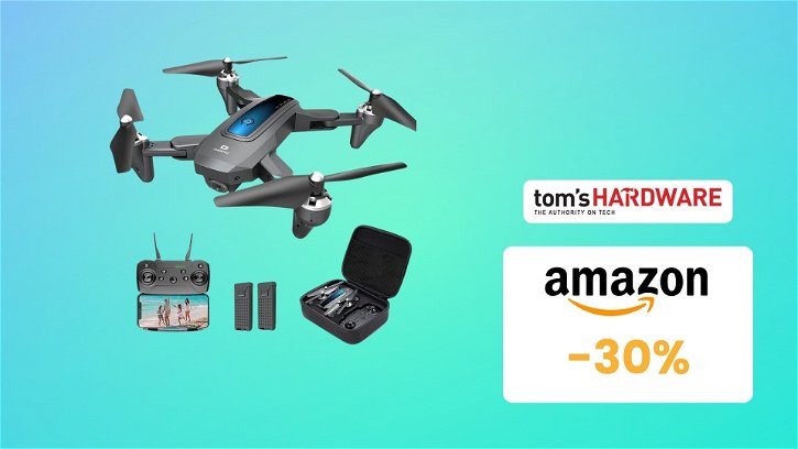 Immagine di SUPER SCONTO con coupon per questo drone pieghevole con fotocamera! (-30%)