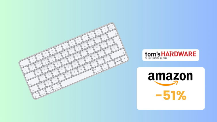 Immagine di Apple Magic Keyboard con Touch ID per Mac oggi costa LA METÀ (-51%)