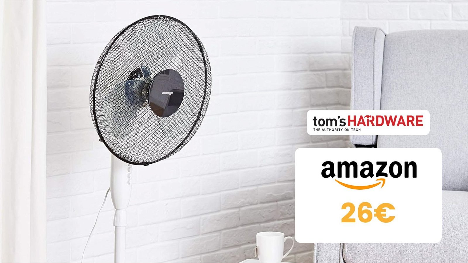 Immagine di Amazon Deals: ventilatore a piantana al prezzo di un ventilatore da tavolo