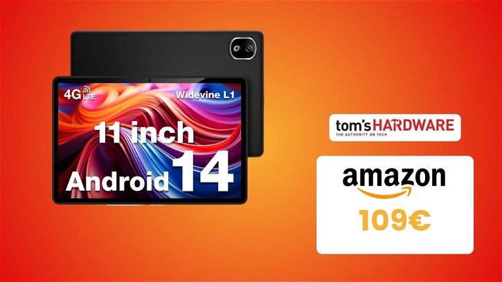 Immagine di COUPON DA URLO: questo tablet con Android 14 costa solo 109€!