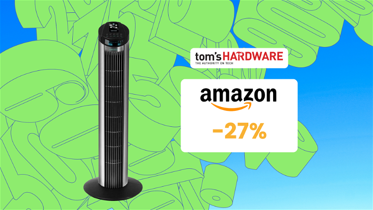 Immagine di Questo ventilatore a colonna è potente, ha un bel design e costa poco! (-27%)