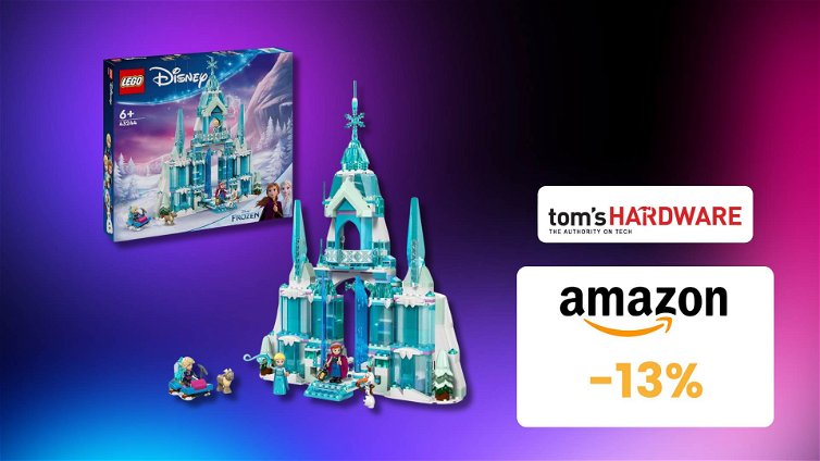 Immagine di SUPER sconto set LEGO Disney il Palazzo di Ghiaccio di Elsa! (-13%)