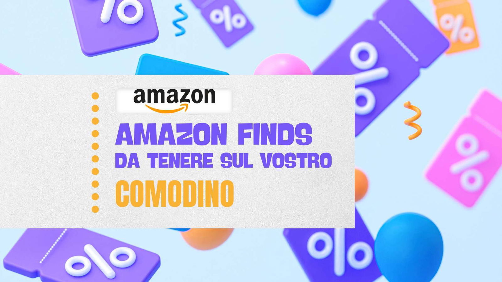 Immagine di Amazon Finds: 7 prodotti da tenere sul comodino