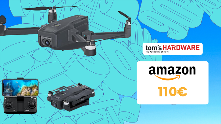 Immagine di Questo drone con GPS e telecamera 4K è SCONTATO due volte: un vero AFFARE a 110€!
