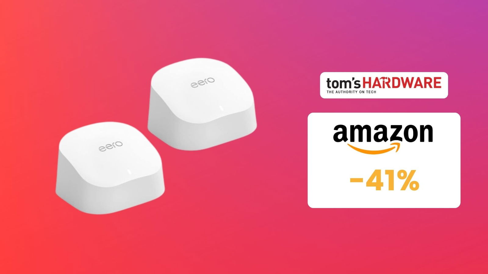 Immagine di Dì addio alle zone morte con i router mesh Amazon Eero 6 in SUPER OFFERTA per il Prime Day!