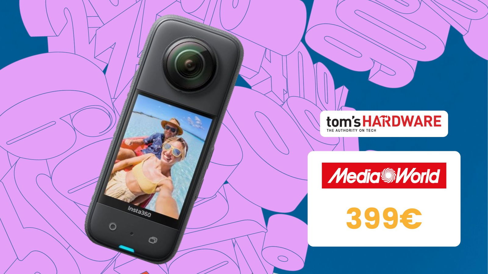 Immagine di Insta360 X3, l'action cam dei creativi, su Mediaworld a meno di 400€