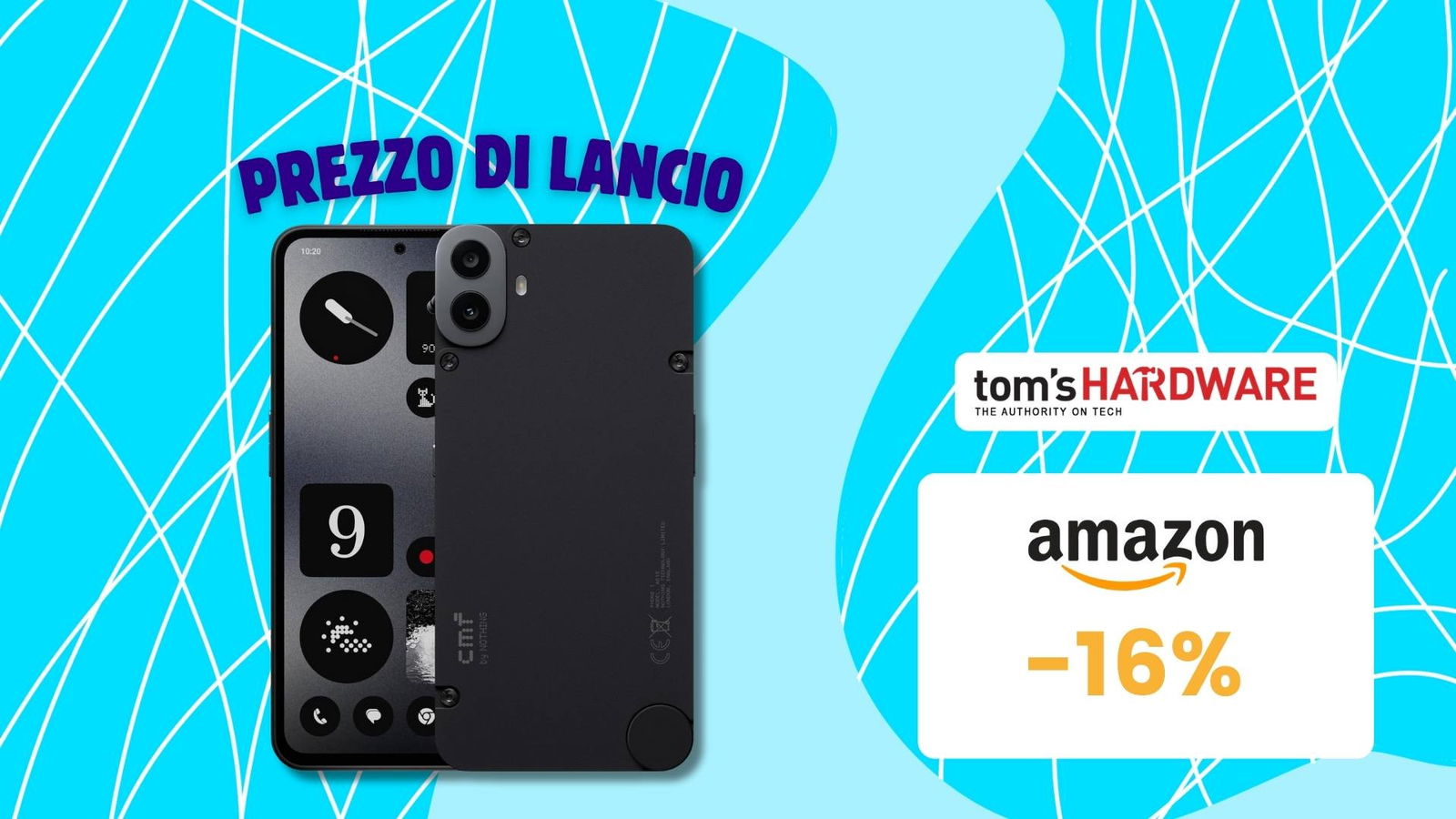 Immagine di CMF Phone 1 a soli 200€! Prezzo di lancio