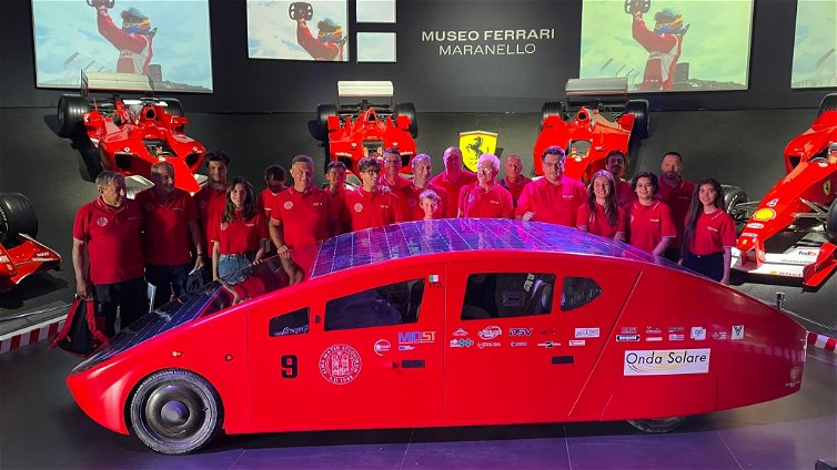 Immagine di L'auto solare Emilia 5 è quasi pronta, ha 5mq di pannelli ed è italiana