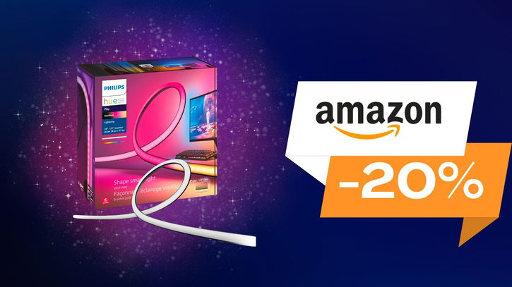 Immagine di Lightstrip Philips Hue Play: risparmio TOP del 20% su Amazon!