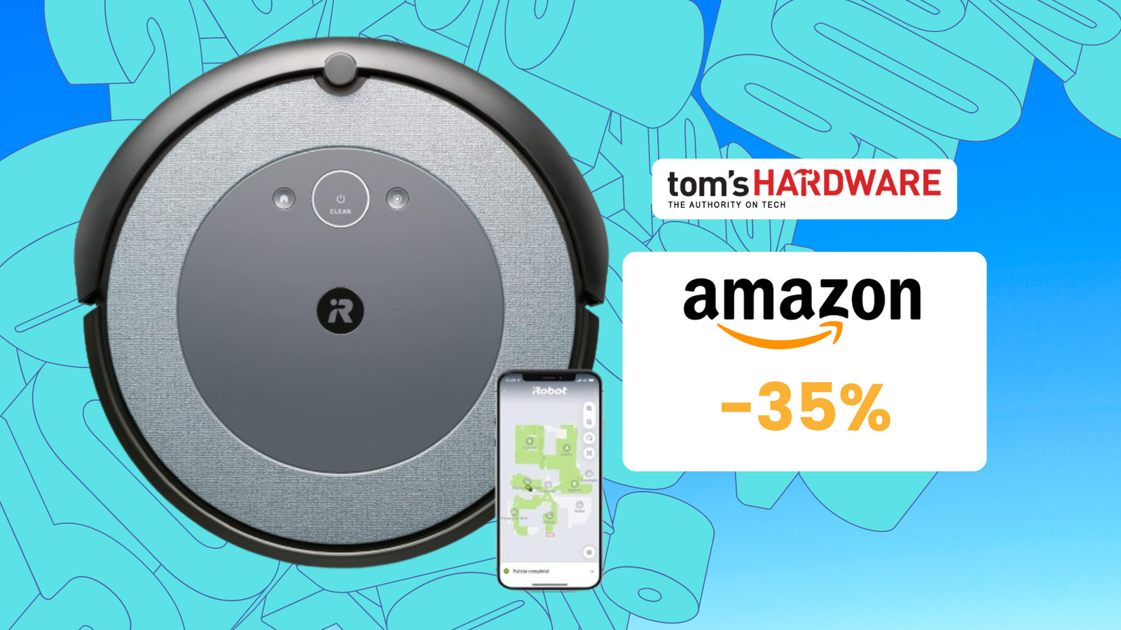 Immagine di iRobot Roomba I3152 pulisce e lava per voi a un prezzo TOP! (-35%)