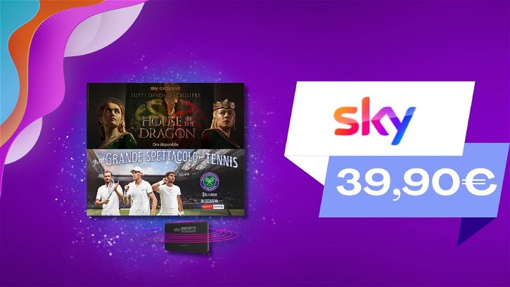 Immagine di Sky Wifi + Sky TV + Sky Sport: internet e Pay TV tutto a 39,90€ al mese!