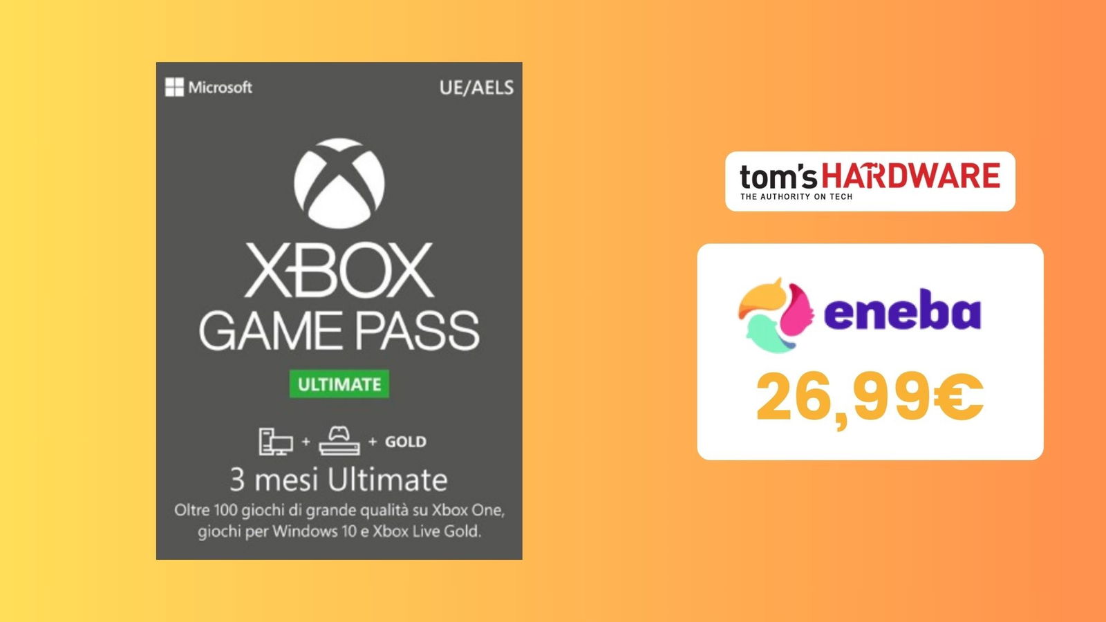 Immagine di Risparmia sul prossimo aumento: acquista 3 mesi di Xbox Game Pass Ultimate a soli 26,89€!