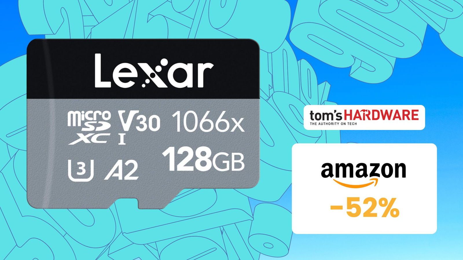 Immagine di OGGI A MENO DELLA METÀ: Micro SD da 128GB Lexar a un PREZZO SHOCK! (-52%)