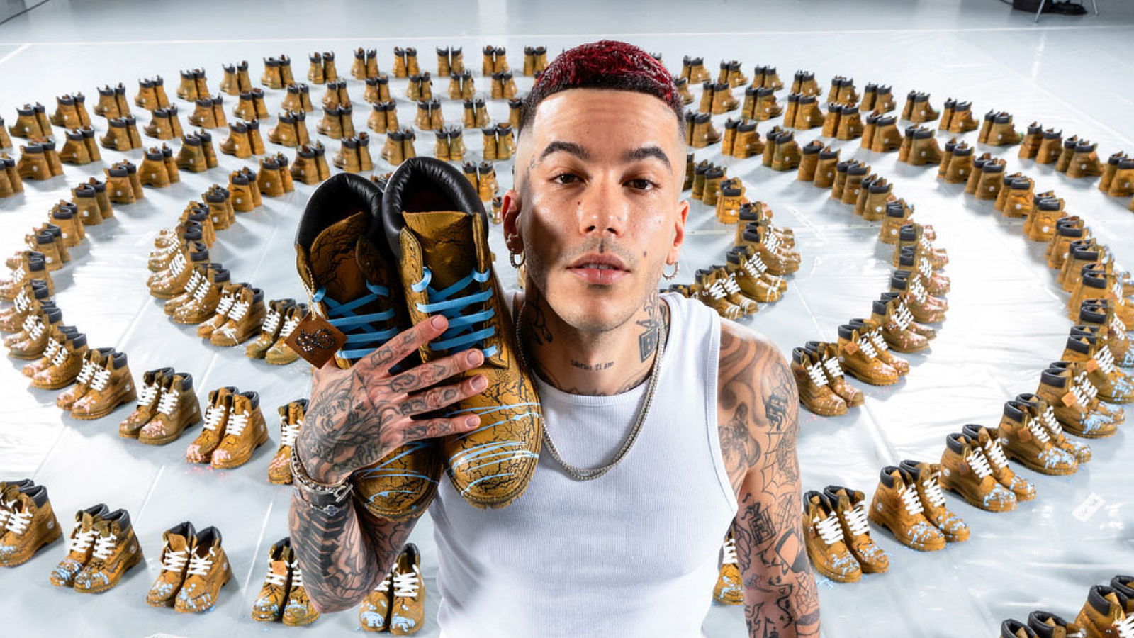 Immagine di Vinci un incontro con Sfera Ebbasta grazie a Timberland! Qui i dettagli del concorso!