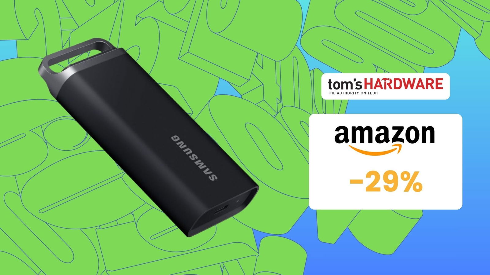 Immagine di SSD Samsung T5 EVO 2 TB in SUPER sconto: prestazioni al TOP a SOLI 164€! -29%