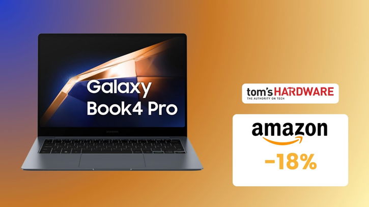 Immagine di MAI VISTO UN PREZZO COSÌ: Samsung Galaxy Book4 Pro in sconto di 340€!
