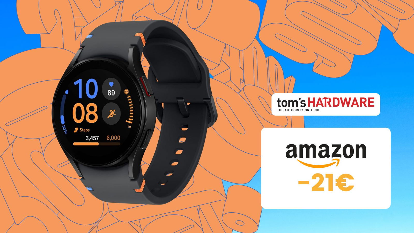 Immagine di Samsung Galaxy Watch FE da 40mm FINALMENTE in SCONTO: così è un AFFARE! (-21€)