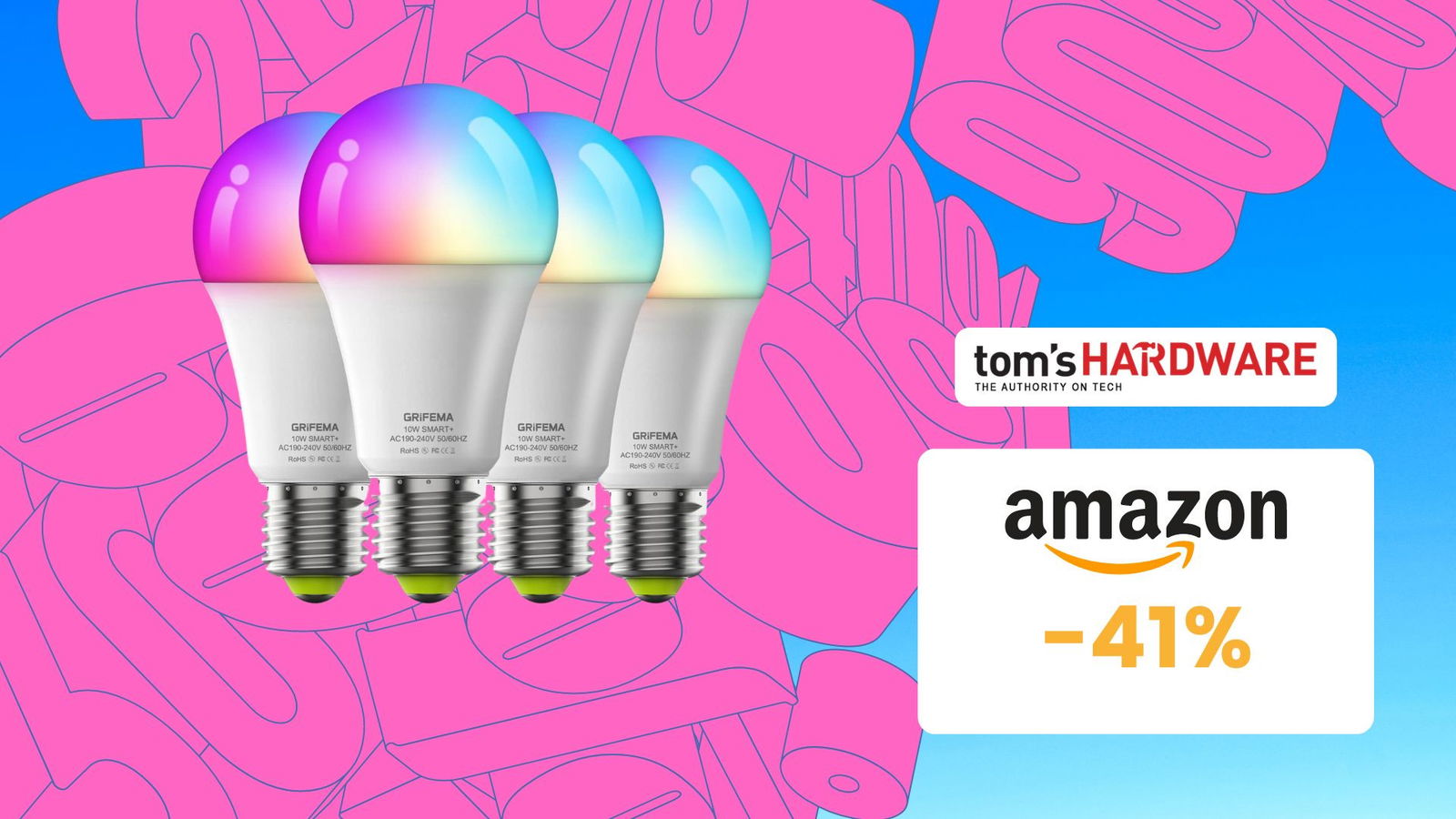 Immagine di Prezzo BOMBA su questo set di 4 lampadine Smart: OFFERTA A TEMPO! (-41%)