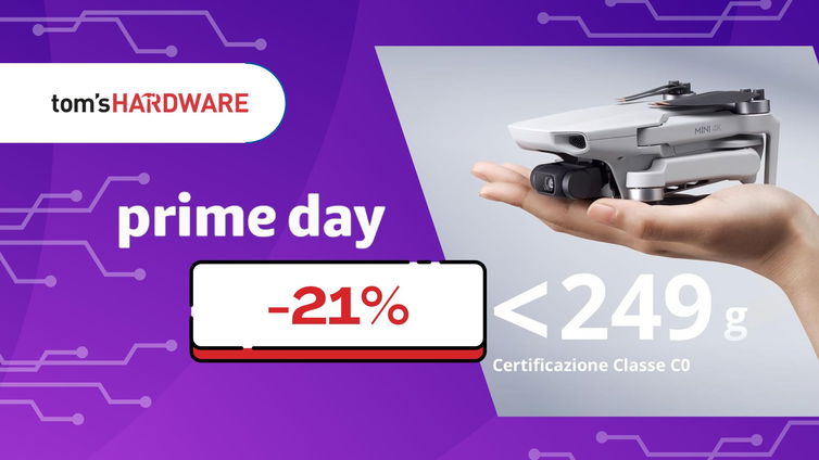 Immagine di Il drone DJI super leggero sotto i 250g, completo di kit a soli 349€