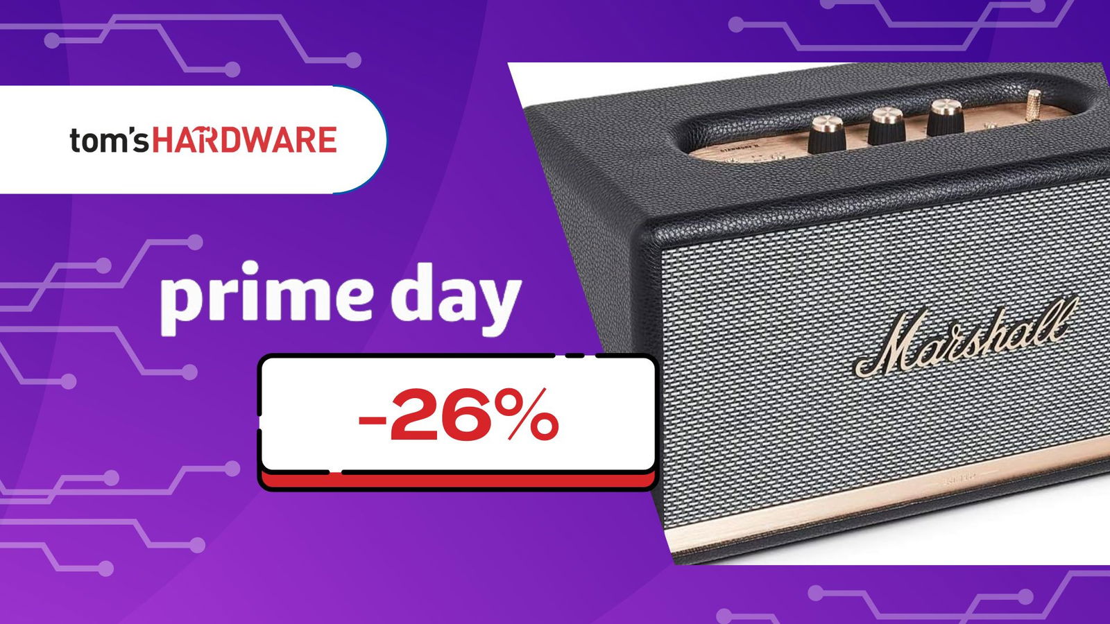 Immagine di Offerta per il Prime Day: cassa bluetooth Marshall a meno di 200€