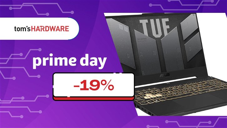 Immagine di Il miglior notebook del Prime Day? Asus TUF con RTX 4060 a 150€ sotto il prezzo minimo