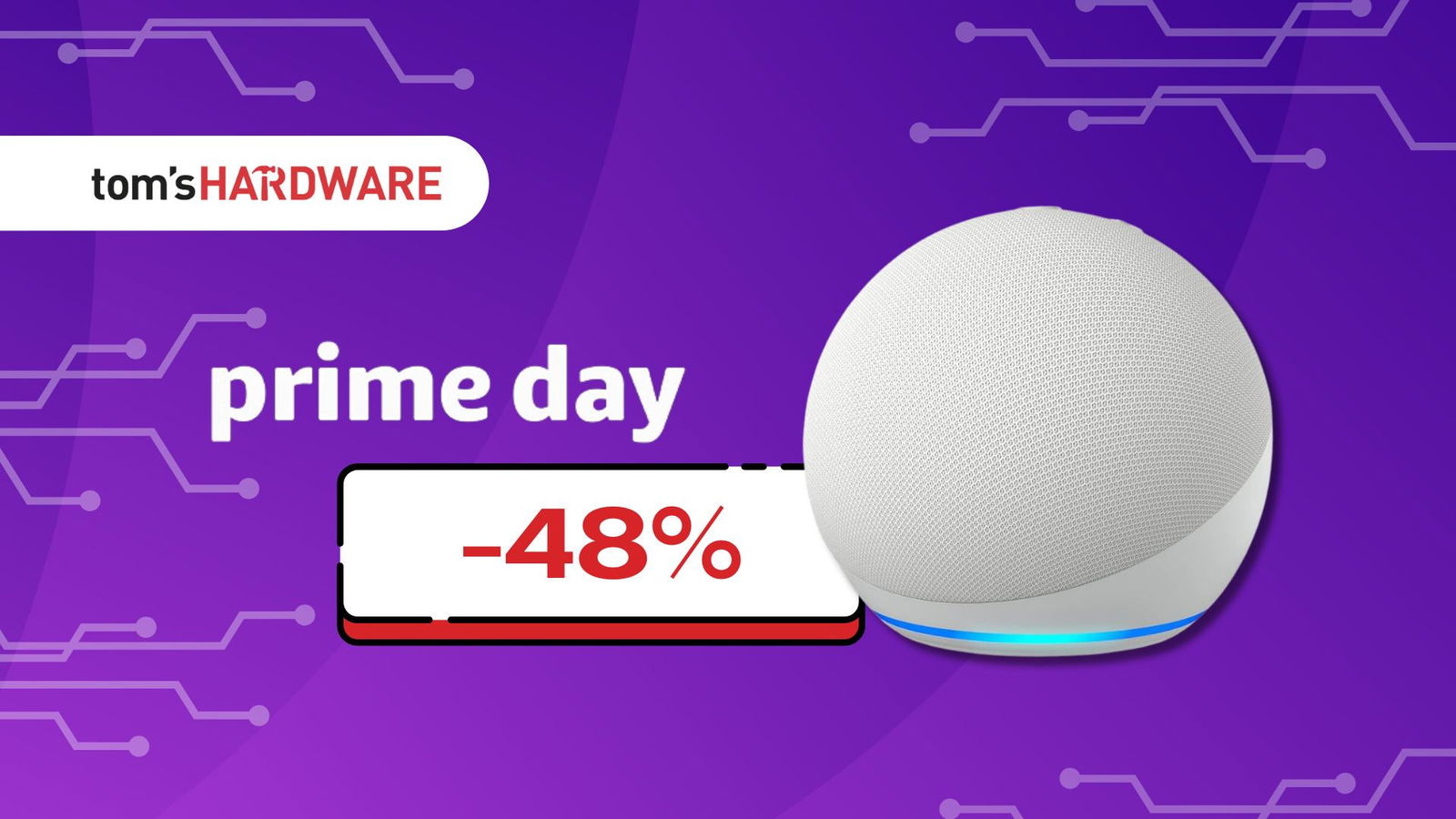 Immagine di Echo Dot (5ª generazione) a META' PREZZO! (-48%)