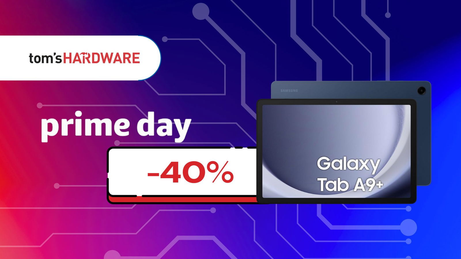 Immagine di È il più VENDUTO e CALA ANCORA DI PREZZO: Samsung Galaxy Tab A9+ in SUPER SCONTO! (-40%)