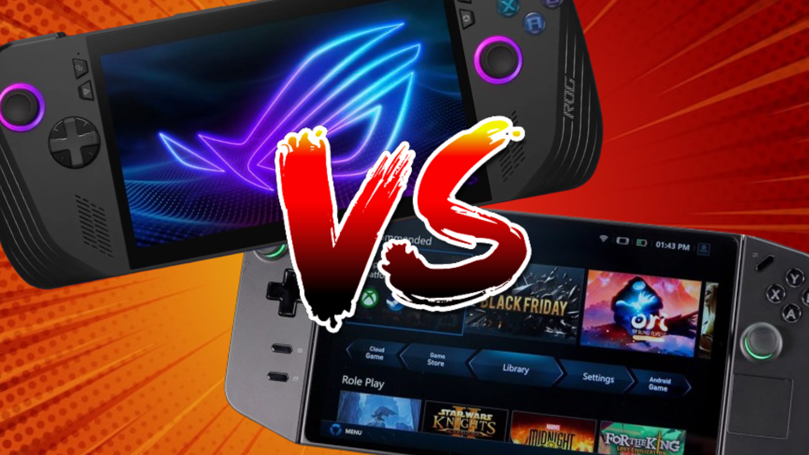 Immagine di ROG Ally X VS Lenovo Legion Go | Quale scegliere?