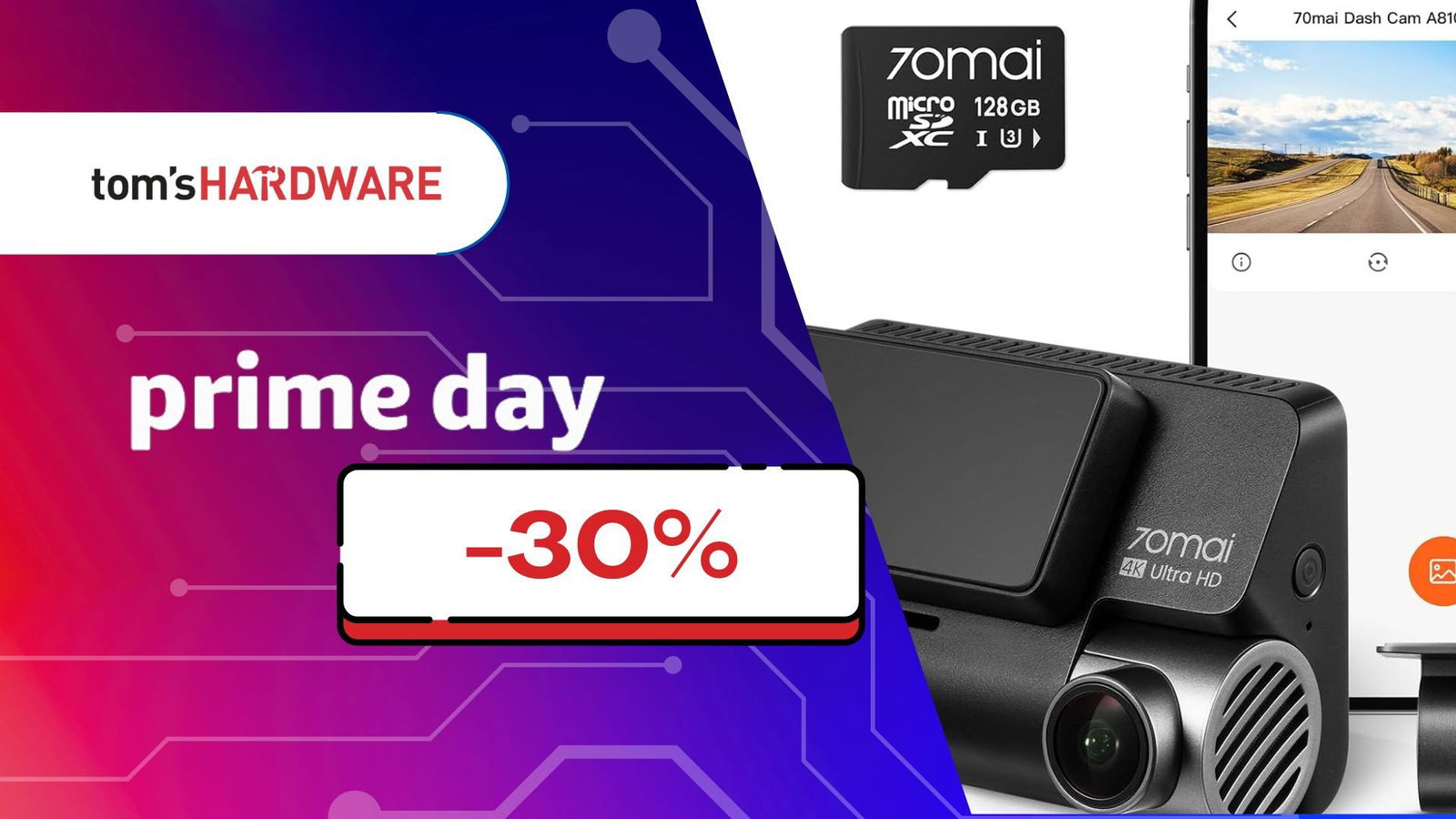 Immagine di Questa FANTASTICA Dash Cam 4K non può mancare nei vostri viaggi, e CHE SCONTO!