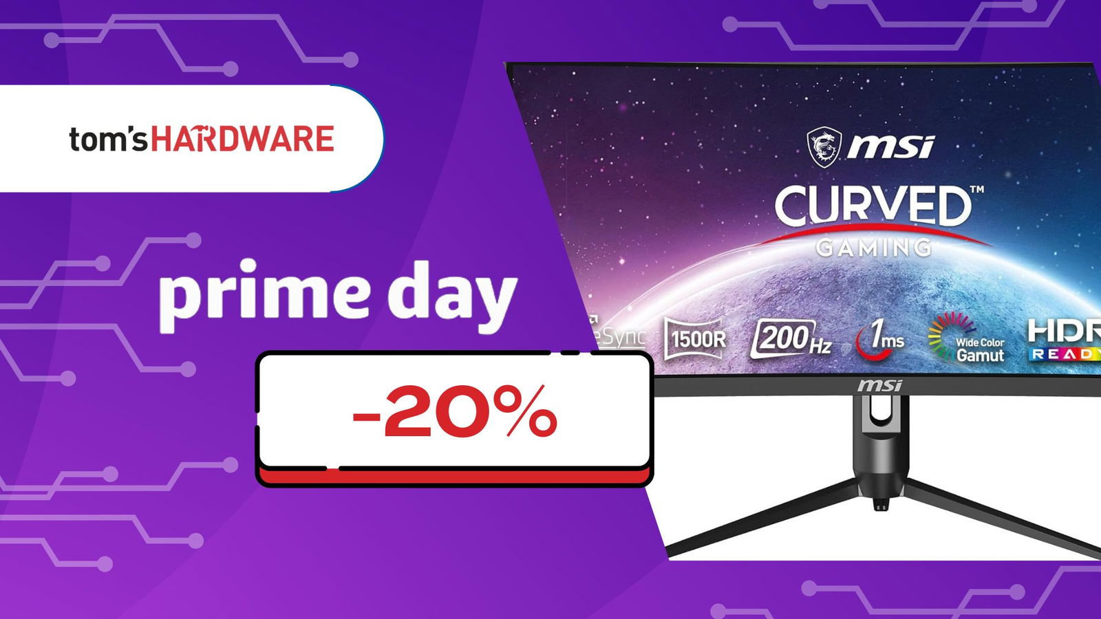 Immagine di 2° giorno di Prime Day: ecco il monitor gaming che aspettavi in offerta