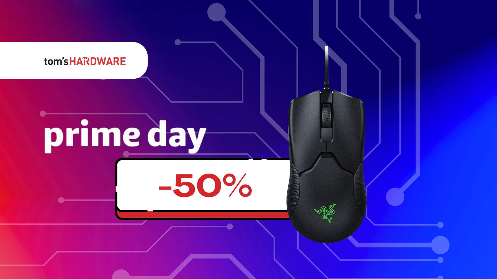 Immagine di Gioca come un pro con Razer Viper 8K Hz a metà prezzo! (-50%)