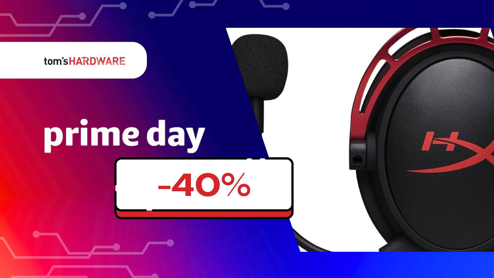 Immagine di HyperX Cloud Alpha: Prime Day le riporta sotto i 60€, occasione da non perdere