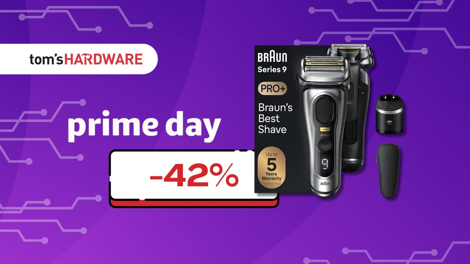 Immagine di Braun Series 9 PRO + mai costato così POCO! (-42%)