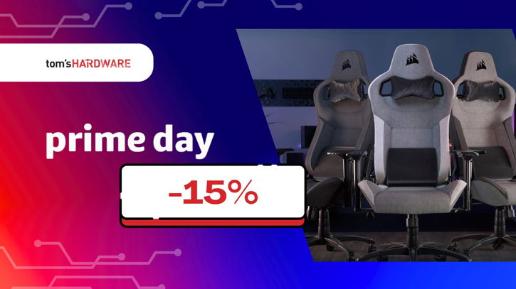 Immagine di Approfitta del miglior prezzo garantito dal Prime Day per questa sedia gaming traspirante