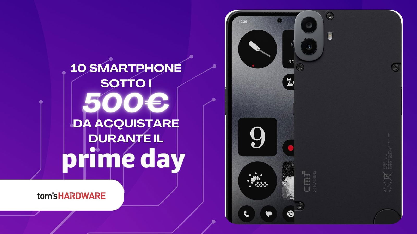 Immagine di 10 smartphone sotto i 500€ da non lasciarsi sfuggire prima che finisca il Prime Day!