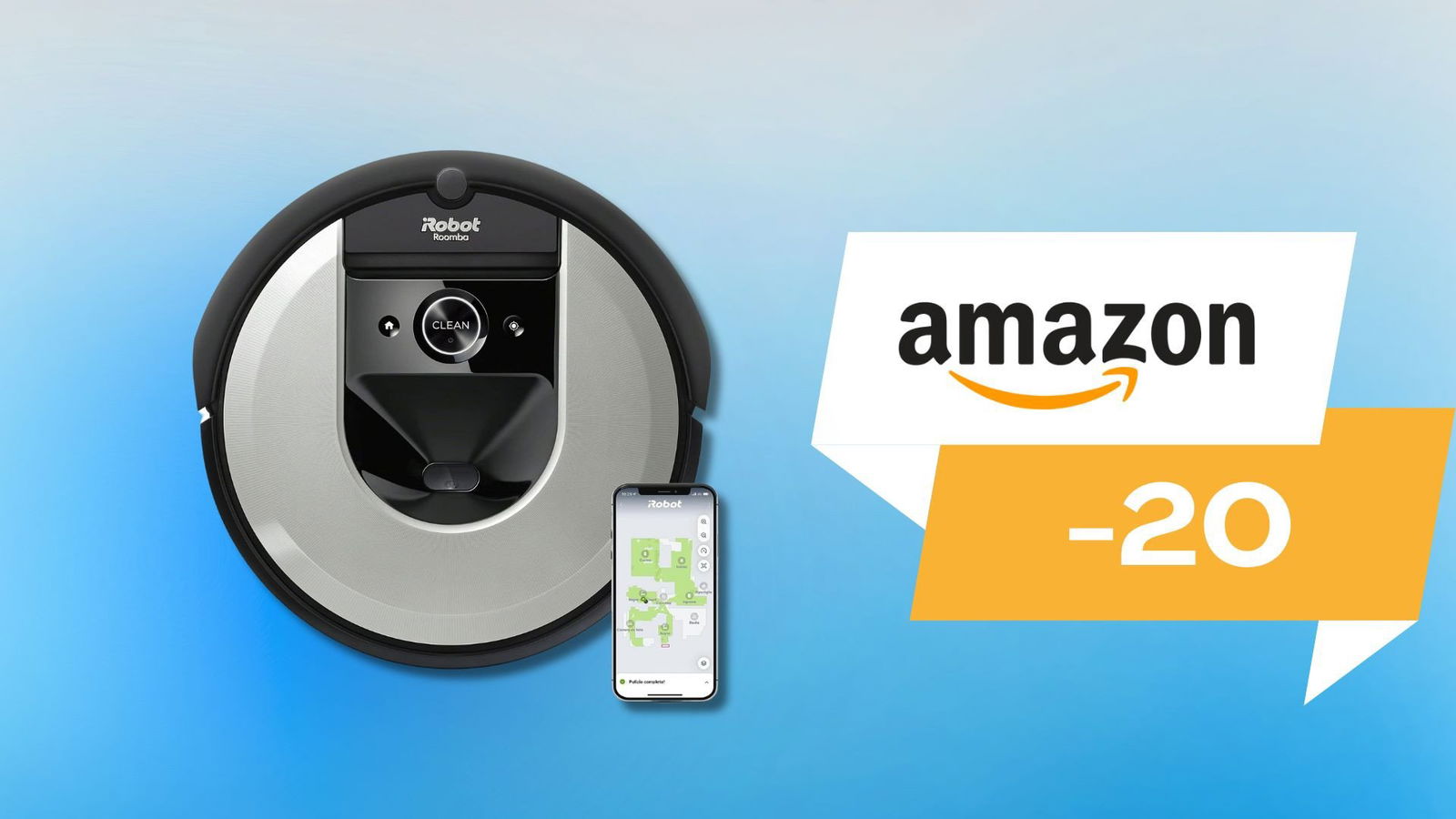 Immagine di iRobot Roomba I7156 a 380€! Casa pulita senza sforzo