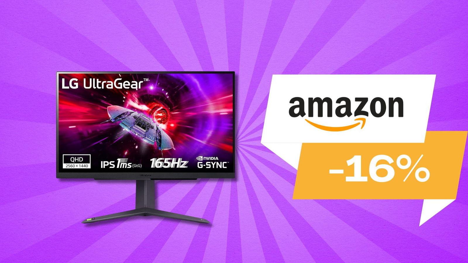 Immagine di Super OFFERTA sul monitor LG UltraGear 27"! (-16%)