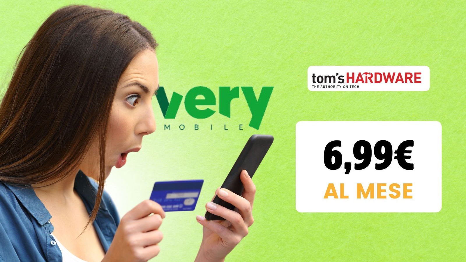 Immagine di 200GB e chiamate e messaggi illimitati a soli 6,99€? Possibile con Very Mobile!