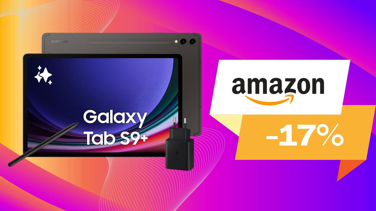 Immagine di MAI COSTATO MENO: Samsung Galaxy Tab S9+ in SUPER SCONTO! (-17%)