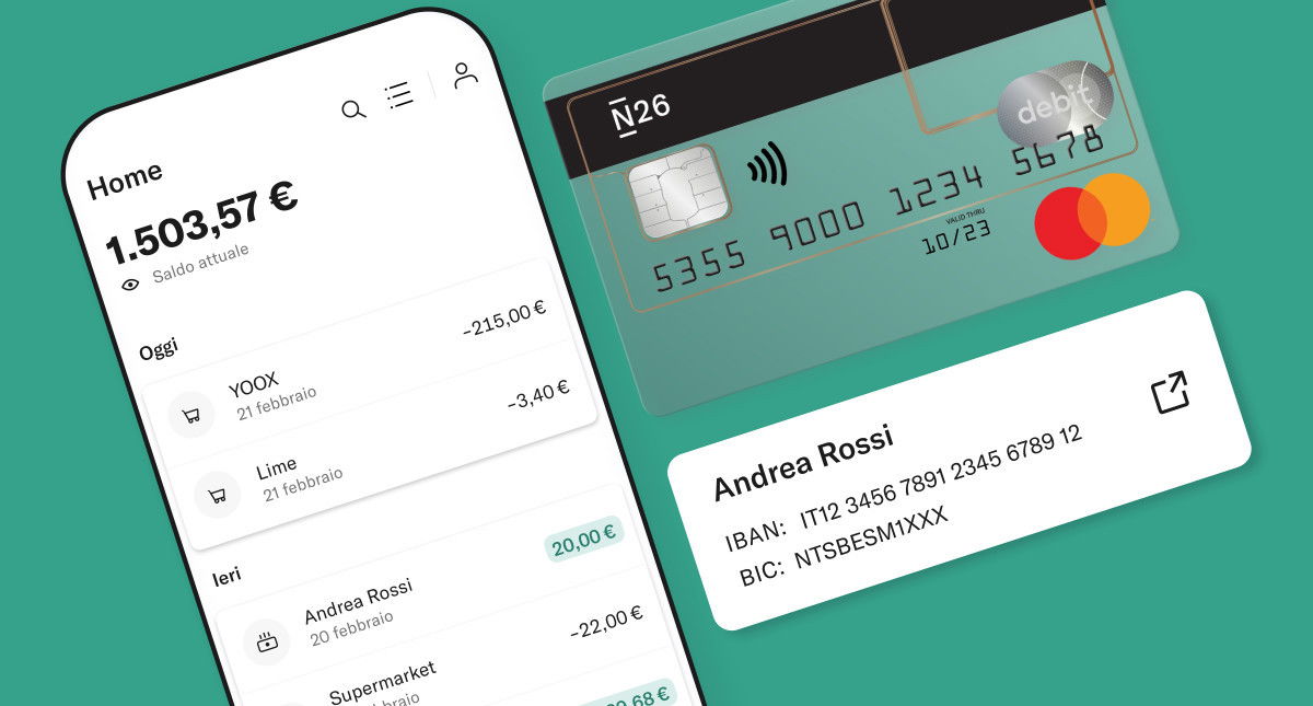 Immagine di N26: gestisci le tue finanze in comodità, il futuro dell'online banking è qui!