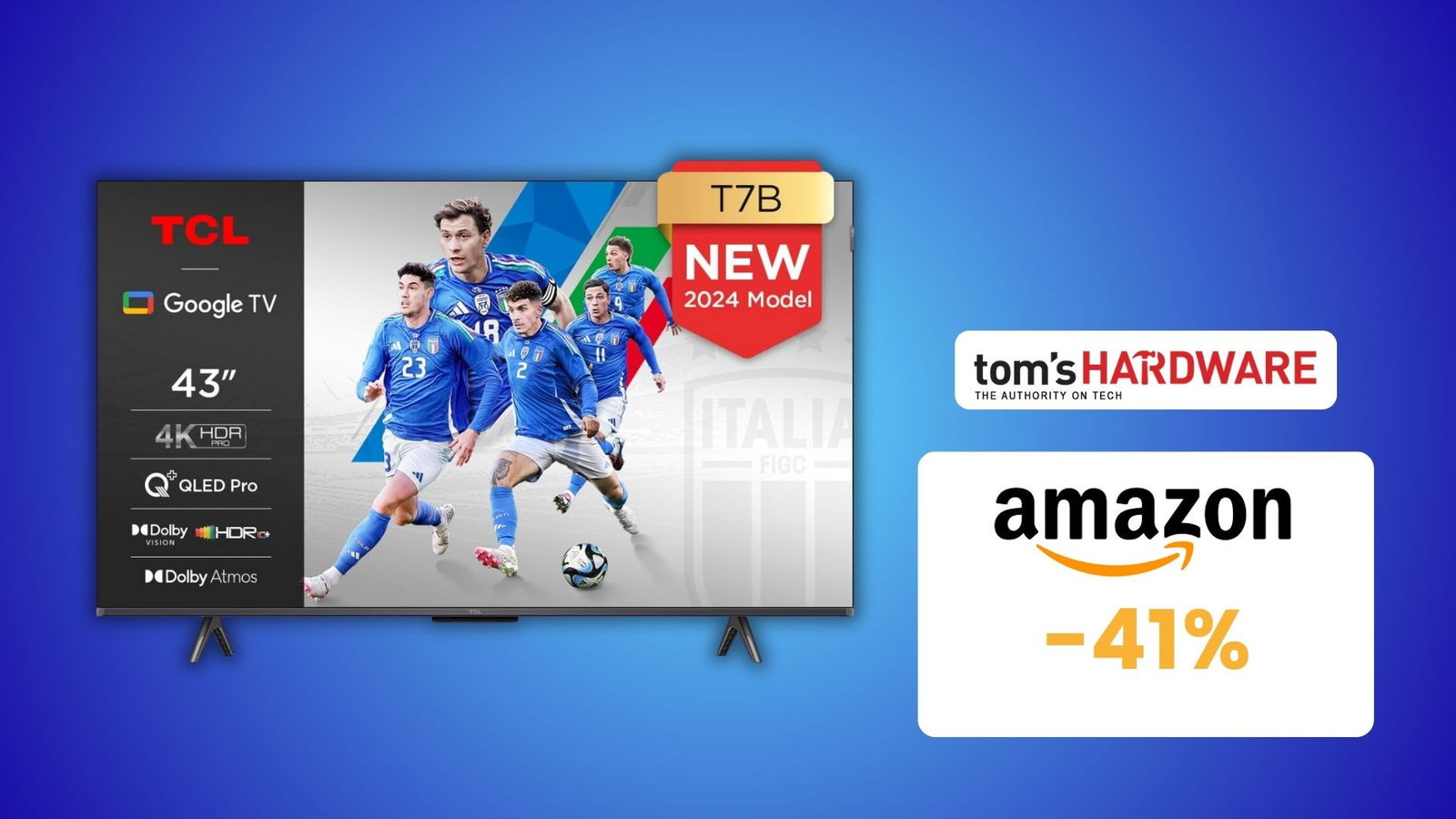 Immagine di Mai visto un RISPARMIO così: Smart TV TCL con QLED Pro da 43" a MENO del Prime Day!