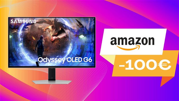 Immagine di RIVOLUZIONE dei colori con il monitor da gaming Samsung Odyssey OLED G6, OGGI a -100€!