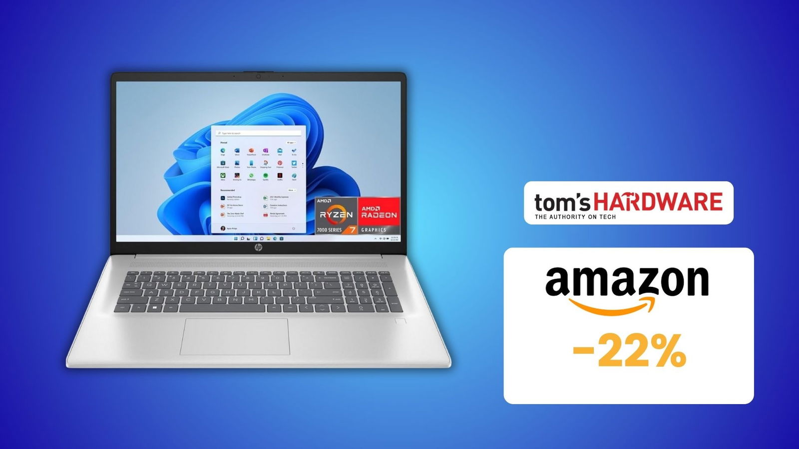 Immagine di OFFERTA A TEMPO: a questo laptop HP non manca NULLA, ed è in SUPER SCONTO! (-22%)