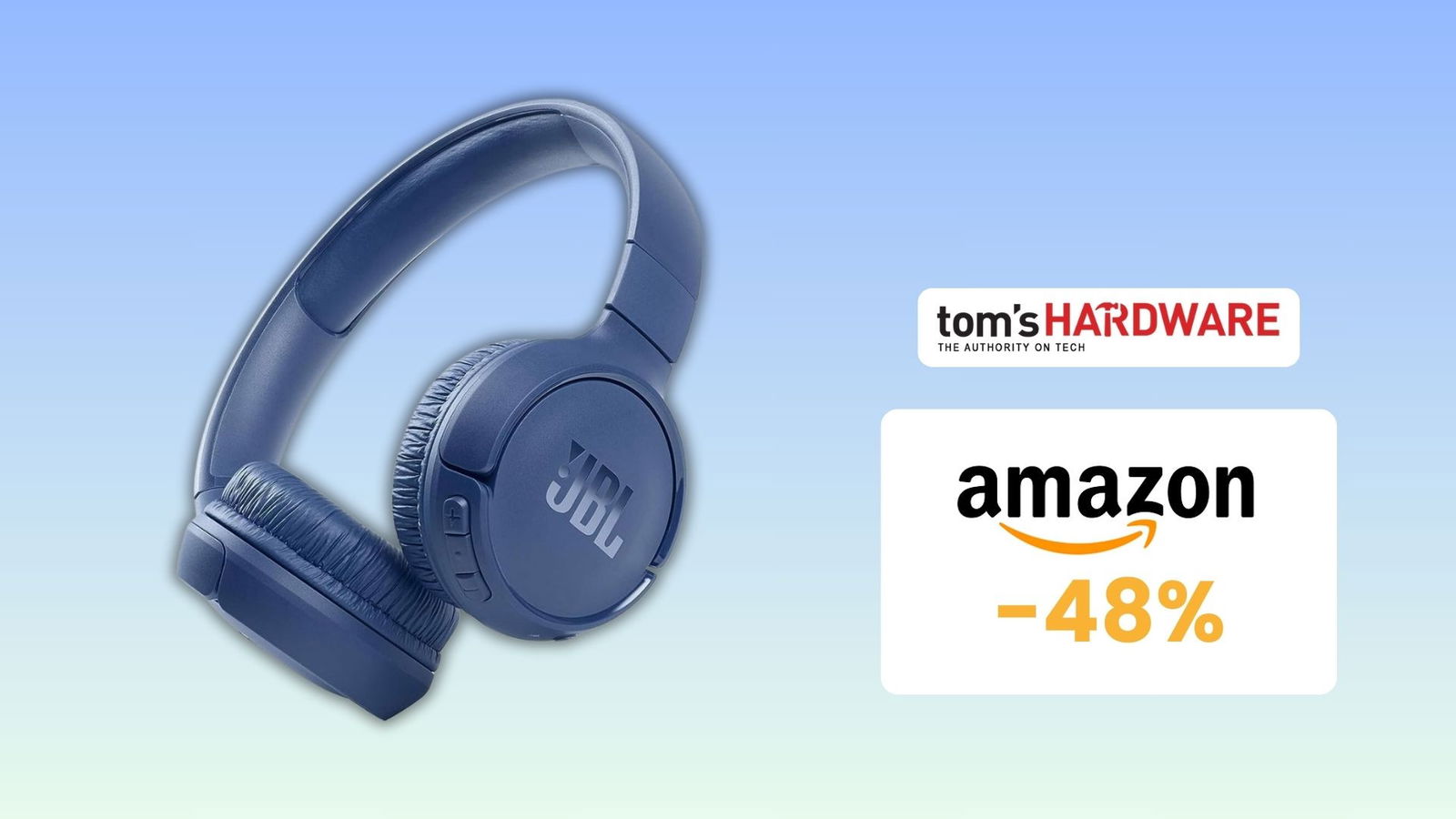 Immagine di MAI COSTATE MENO: cuffie wireless JBL Tune 510BT quasi A METÀ PREZZO! (-48%)